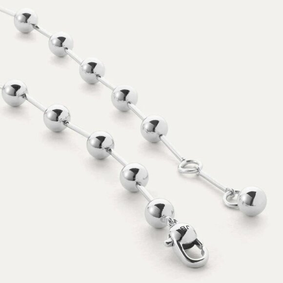 Jenny Bird Celeste Necklace | Silver Dipped Brass - Picture 3 of 3